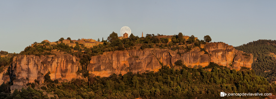 Lluna plena, Siurana, Priorat