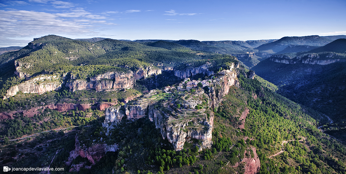 Siurana vistes aèries.