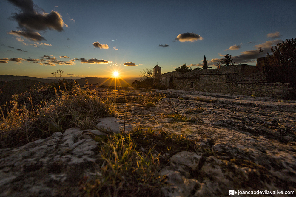 Posta de sol a Siurana.
Priorat.