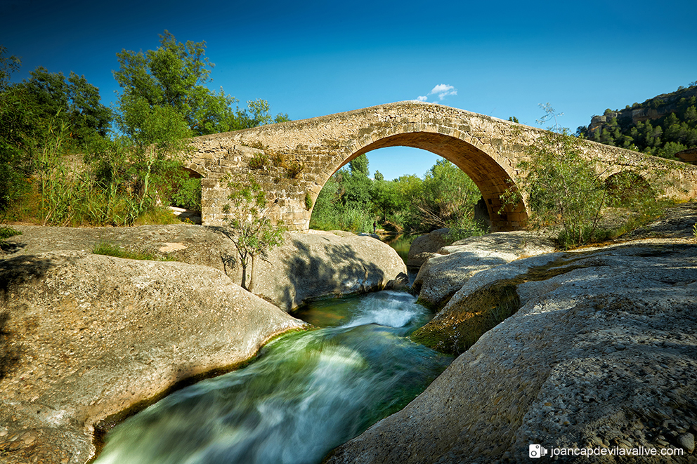 Pont Vell de Cabacés.
Priorat.